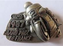 grand prix de france medaille concentration moto 1987